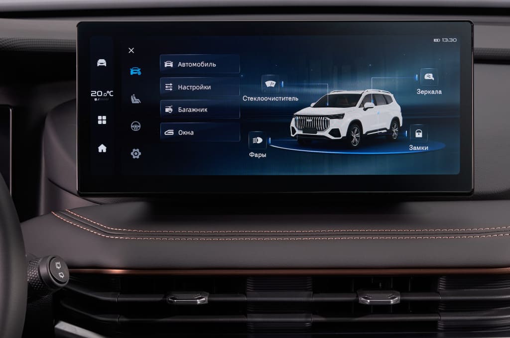 Новый Geely Okavango